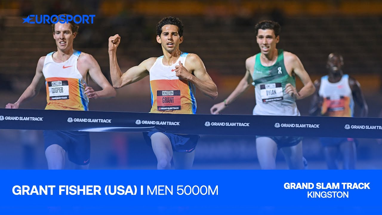 Grant Fisher (USA) | Men 5000m | Grand Slam Track | Kingston