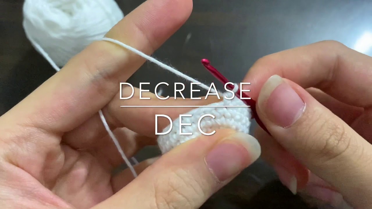 TUTORIAL MERAJUT: TEKNIK DECREASE (DEC)