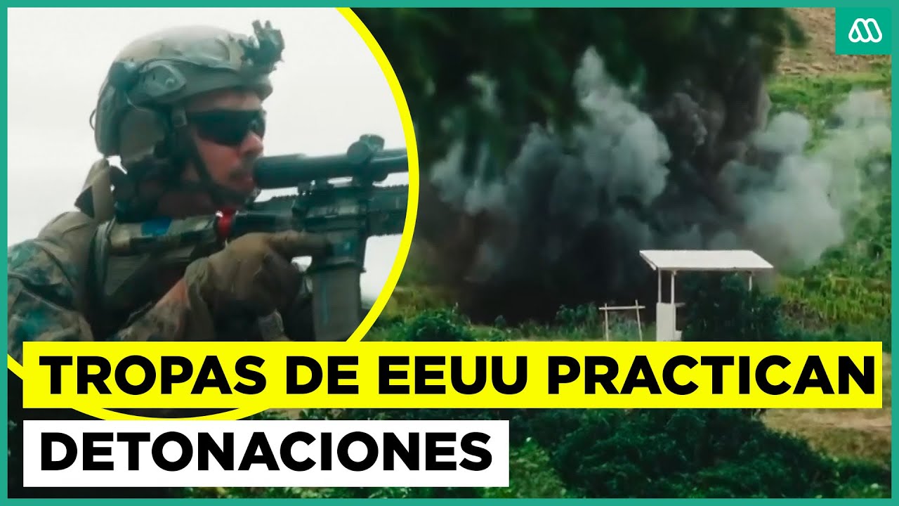 Trump no descarta guerra con Venezuela: tropas de Estados Unidos ya practican detonaciones