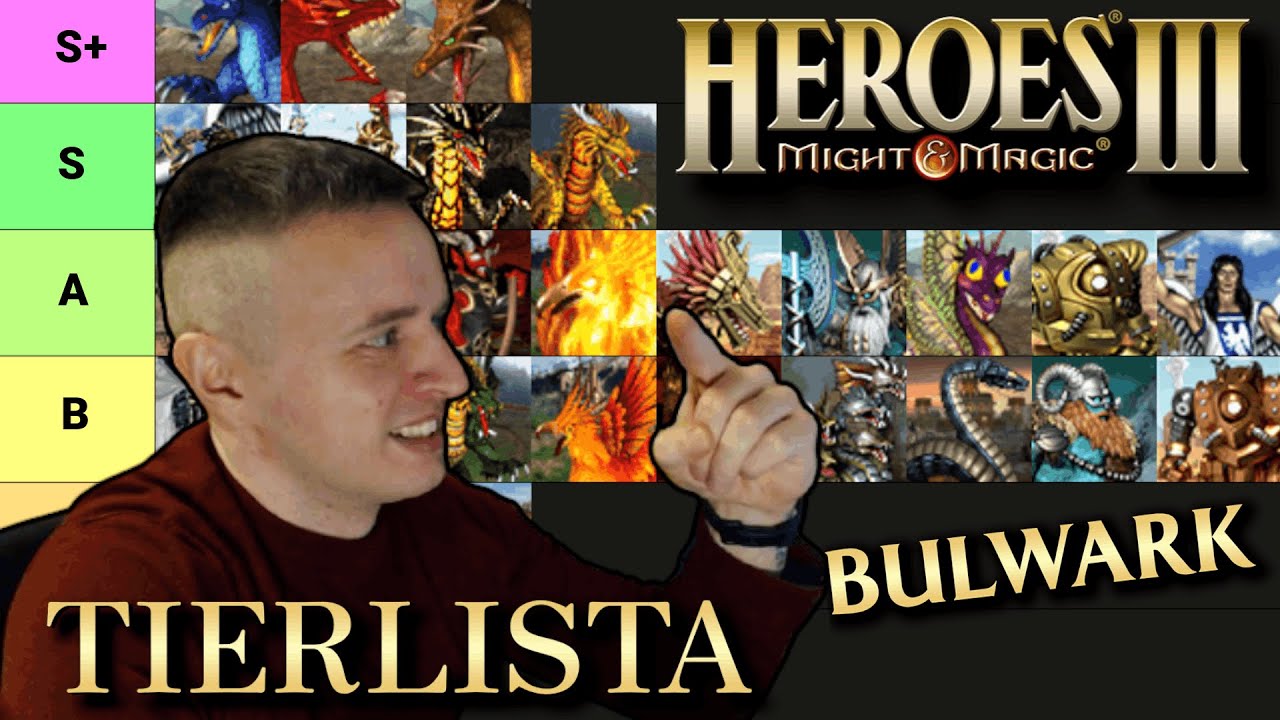 Heroes 3: TIERLISTA JEDNOSTEK BULWARKU! Ranking HotA!