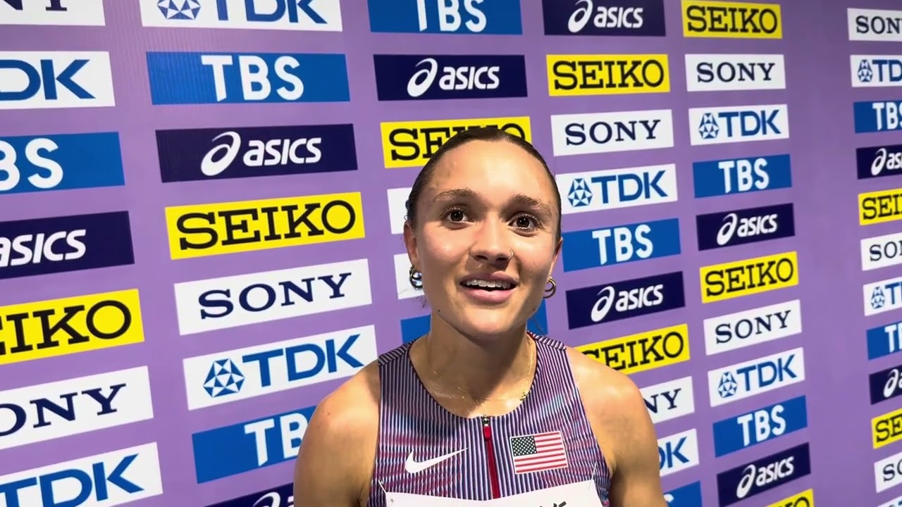 Sinclaire Johnson is going for a medal in 1500 at 2025 World Indoors