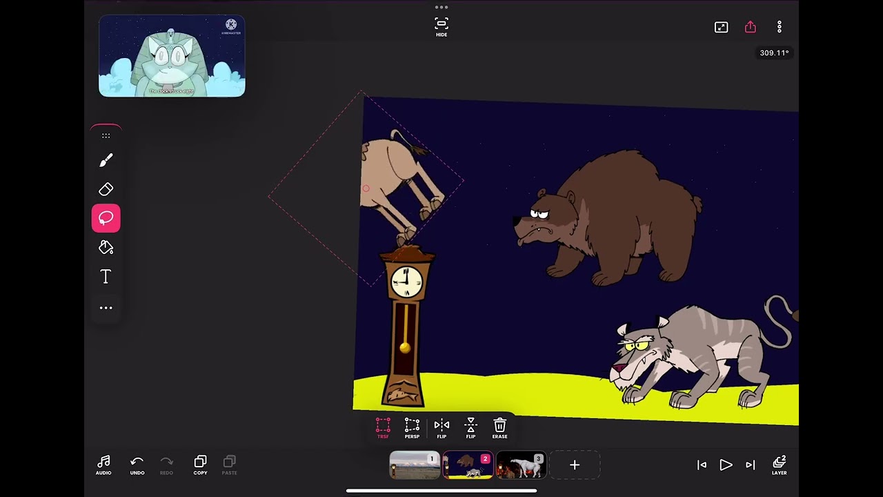 Hickory Dickory Dock Exinct Animals
