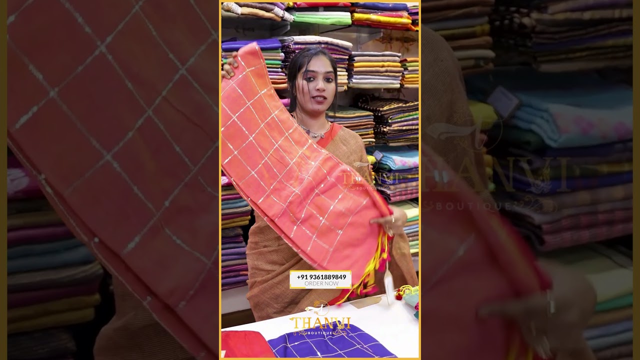 நம்ம Saree Style-ஏ தனி Style தாங்க💕  | Thanvi Boutique 