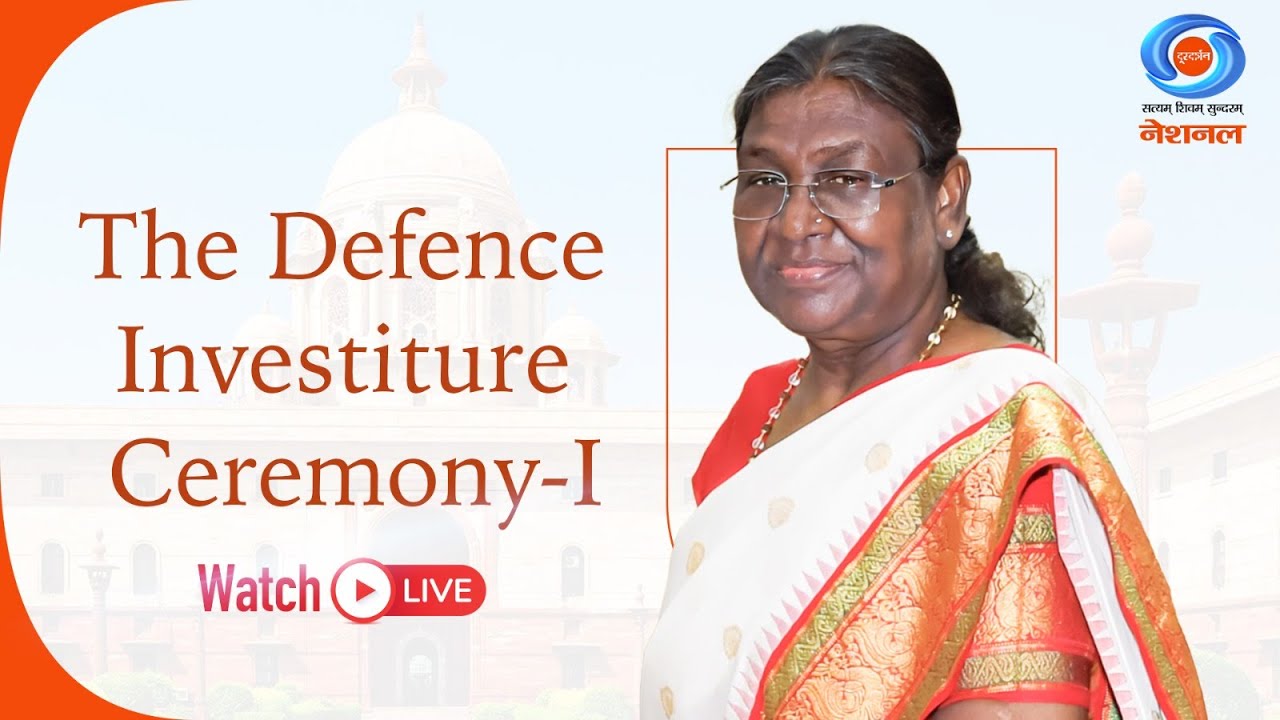 LIVE - President Droupadi Murmu Attends The Defence Investiture Ceremony-I At Rashtrapati Bhavan