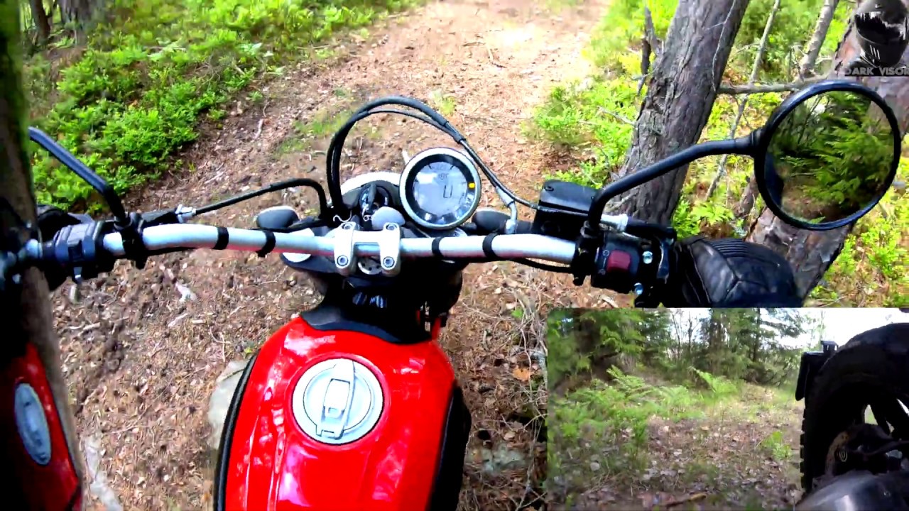 Ducati Scrambler 800 Rocky Off-Road Trail in Sweden