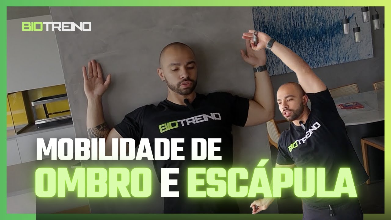 MOBILIDADE de OMBRO e ESCÁPULA para ACABAR com DOR e TRAVAMENTO