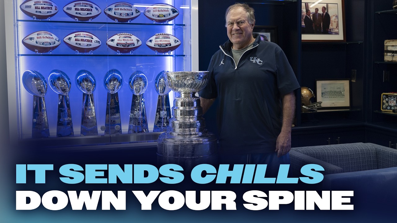Legendary Football Coach Bill Belichick meets The Stanley Cup
