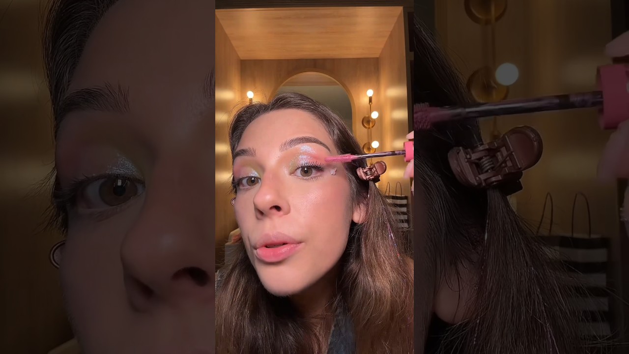 je me maquille en f&eacute;e pour une soir&eacute;e aux &Eacute;tats-Unis !! 🧚💖✨ pt2