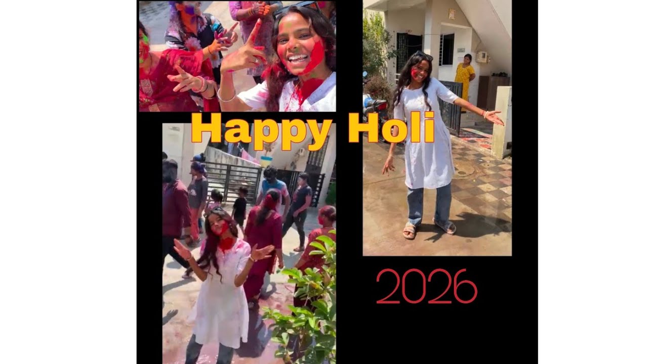 happy holi 😀 #2026 #holi #new #likeandsubscribe #lovesong #blogger 