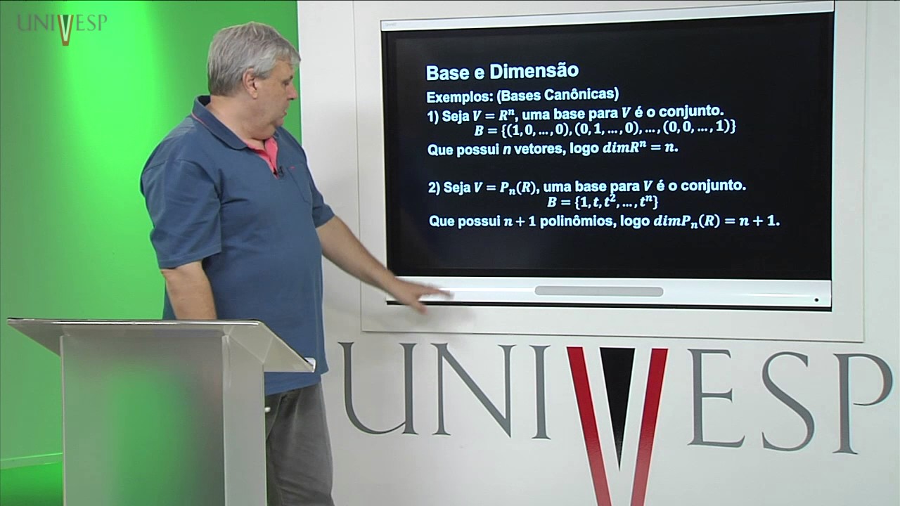 Geometria Analítica e Álgebra Linear - Aula 13 - Base e Dimensão