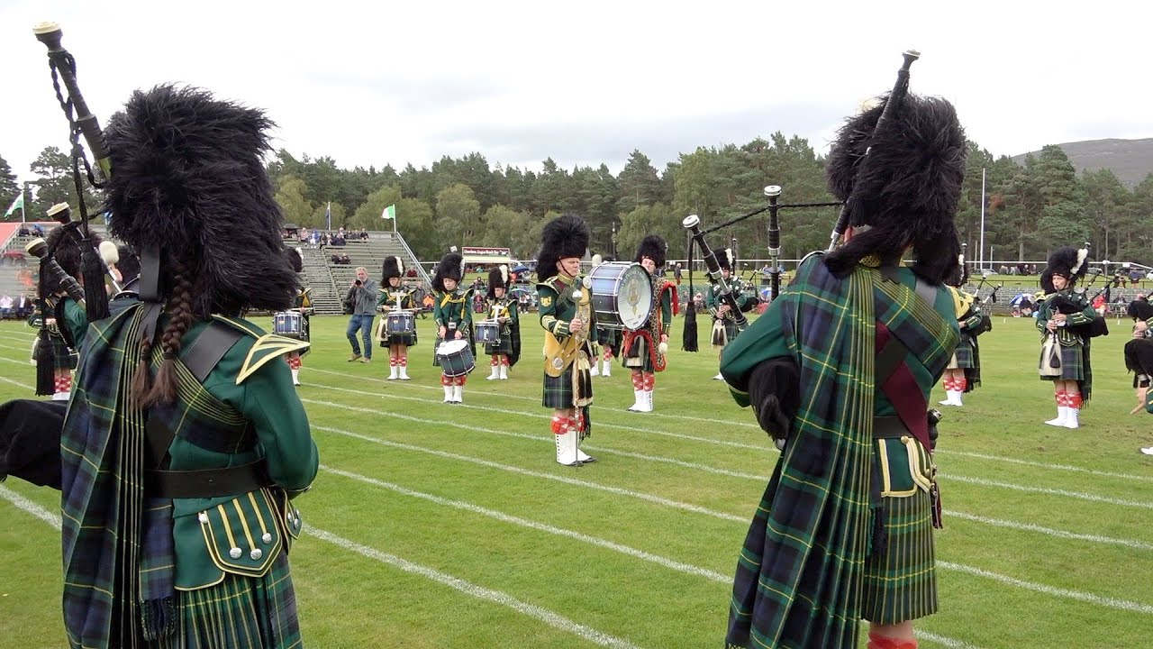 Loch Rannoch slow air set by Huntly & District Pipe Band during the 2021 Grampian Games in Braemar