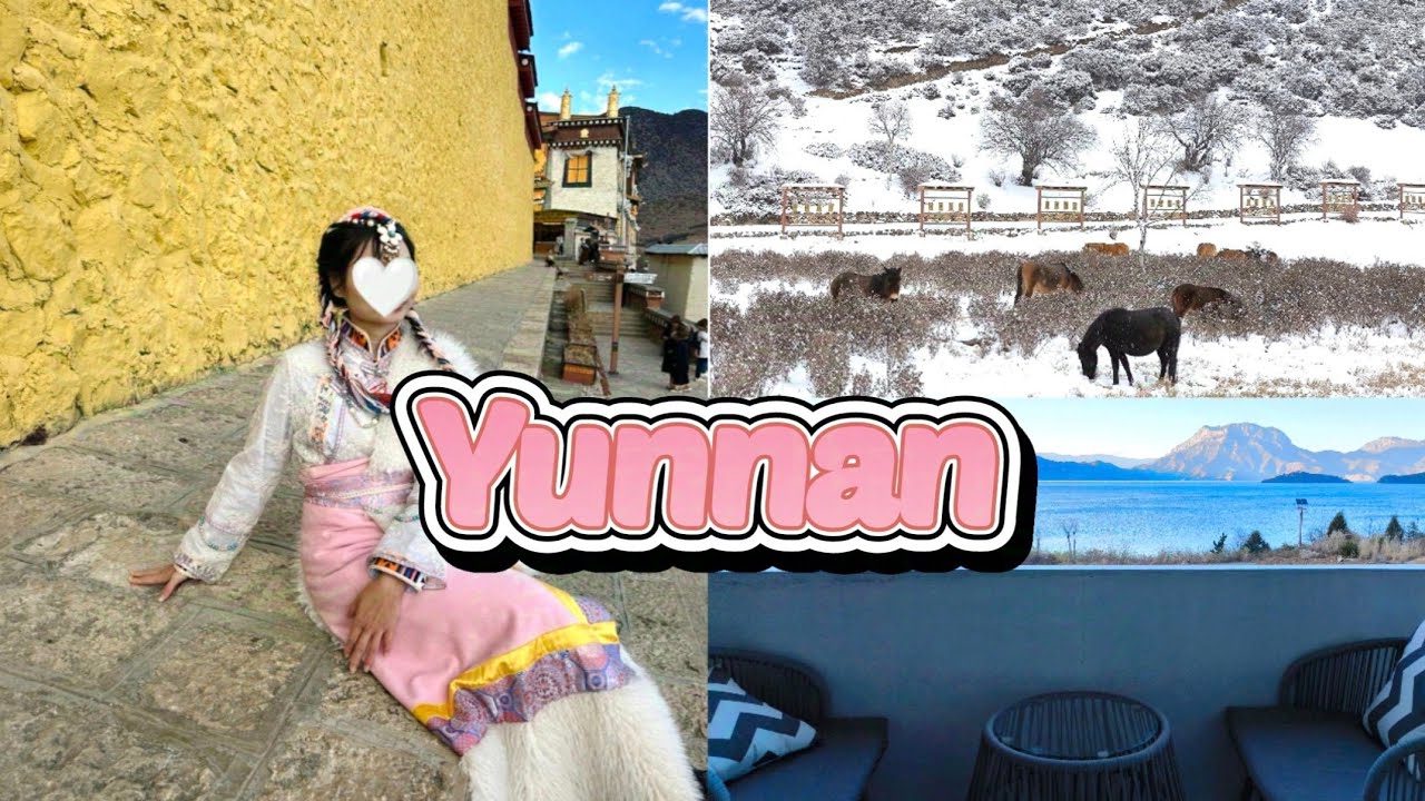 YUNNAN TRAVEL VLOG (pt 1) IT SNOWED! ❄️ l LiJiang, Lugu Lake, Shangri-La