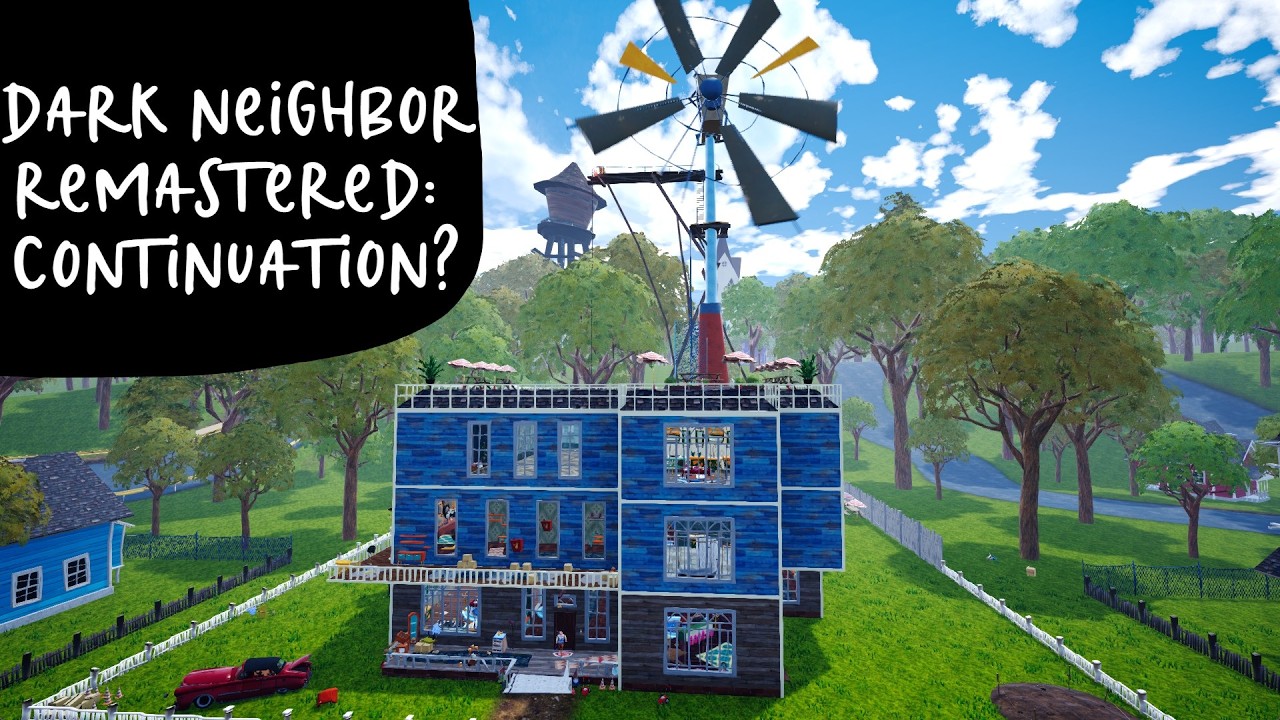 Dark Neighbor Remastered: CONTINUATION? (part 3) - Hello Neighbor mod kit