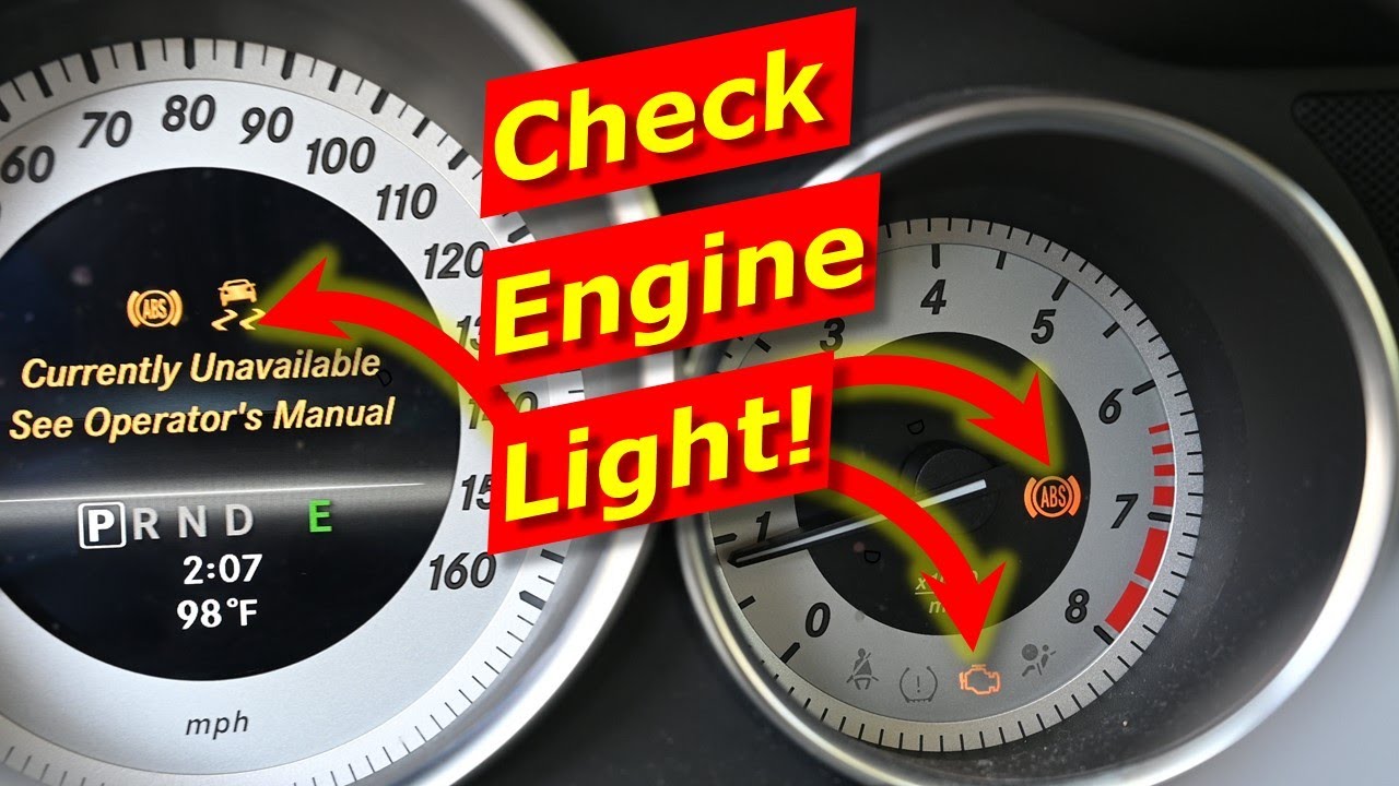 Как диагностировать/устранить ошибку «Check Engine» на автомобиле, если ABS не работает