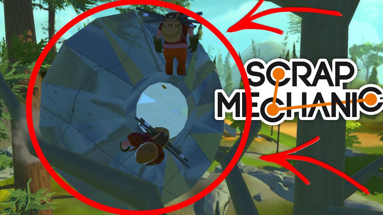 NIEZIDENTYFIKOWANE UFO I DWA PACANY | SCRAP MECHANIC #256