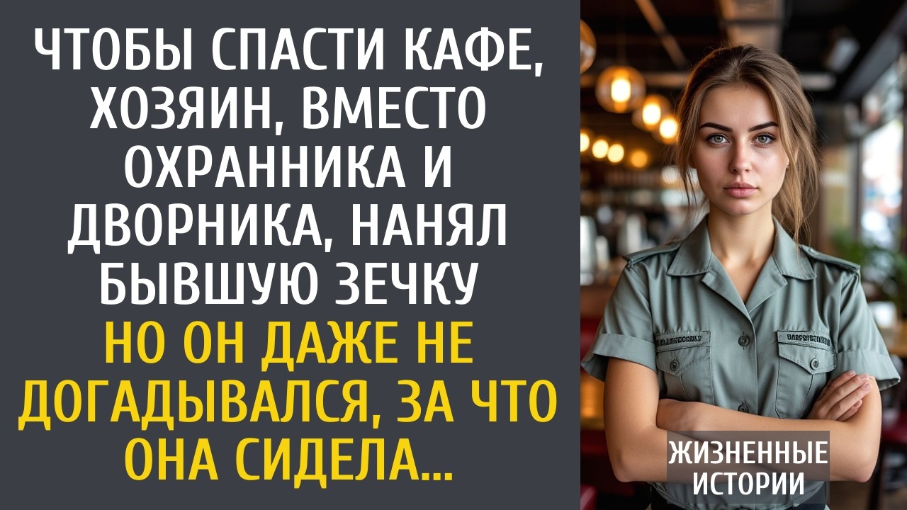 Чтобы спасти кафе, хозяин, вместо охранника и дворника, нанял бывшую заключенную… Но не догадывался…