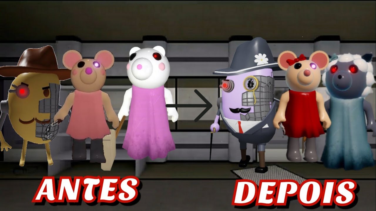 OS PERSONAGENS/SKINS DE PIGGY VÃO SER MODIFICADAS