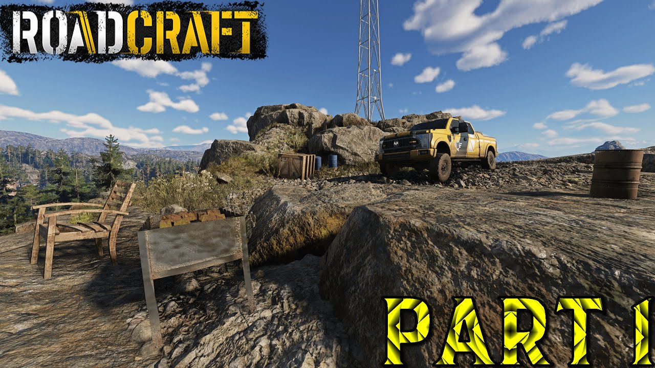 BUILDING ROADS and TV SHOWS! RoadCraft PART 1