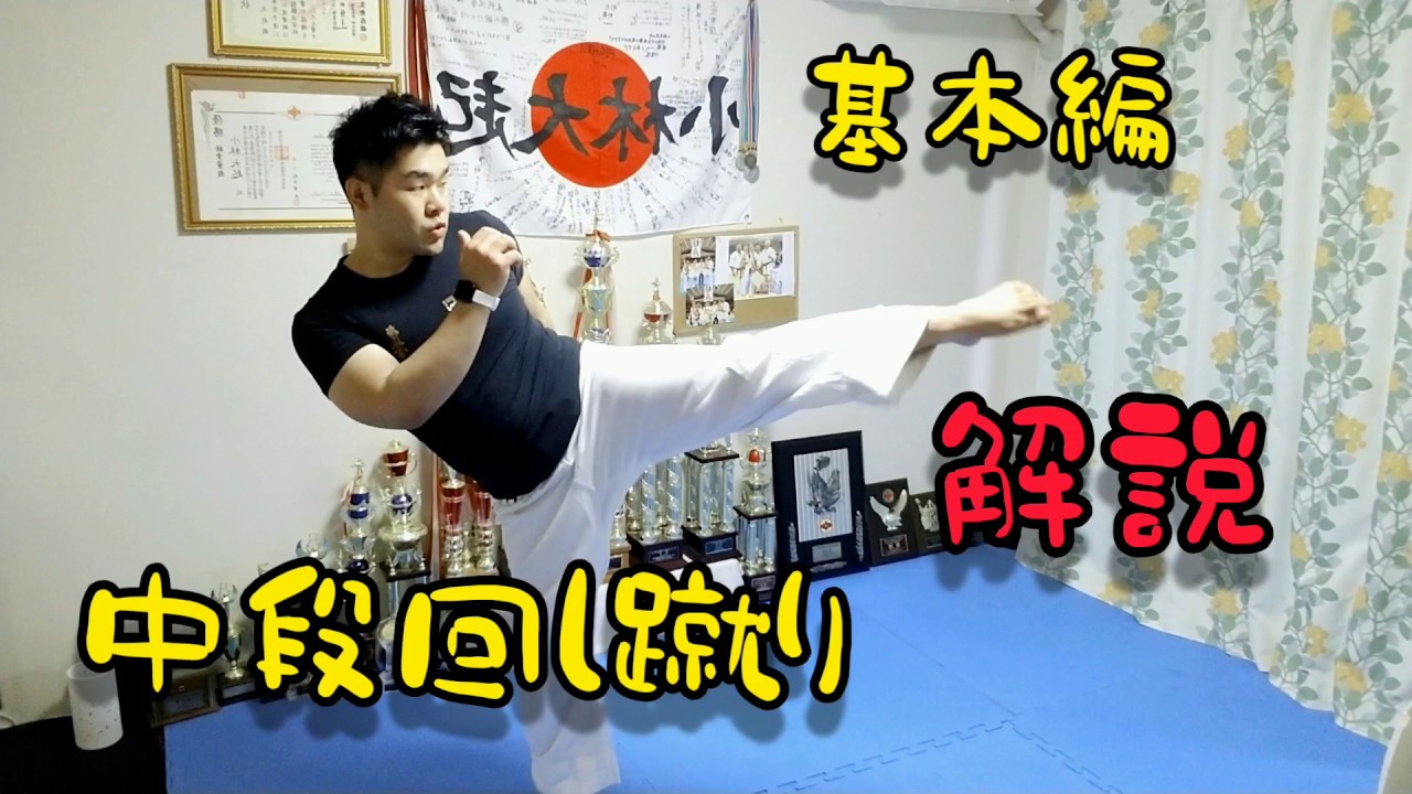 極真チャンピオンが教える中段回し蹴りの基礎