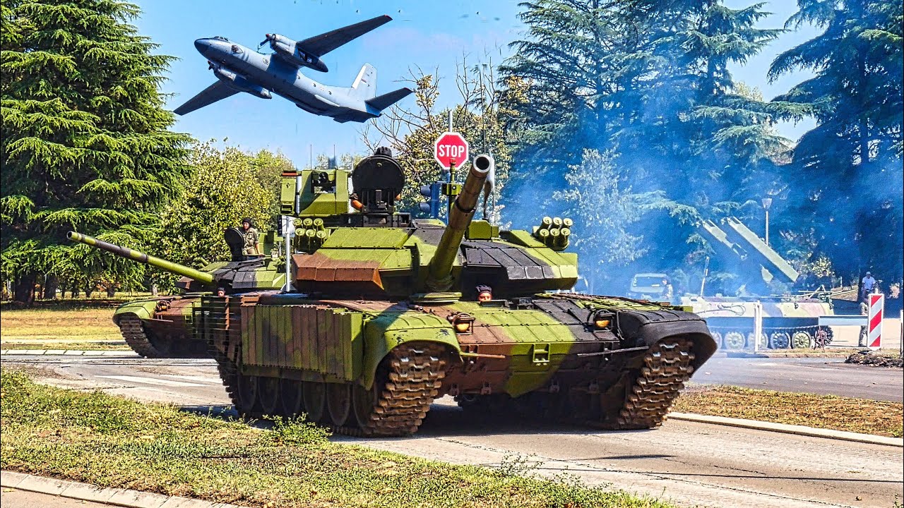 Priprema za Vojnu Paradu 'Snaga Jedinstva' - Tehnika 🇷🇸 Rehearsal of Serbian Army Parade