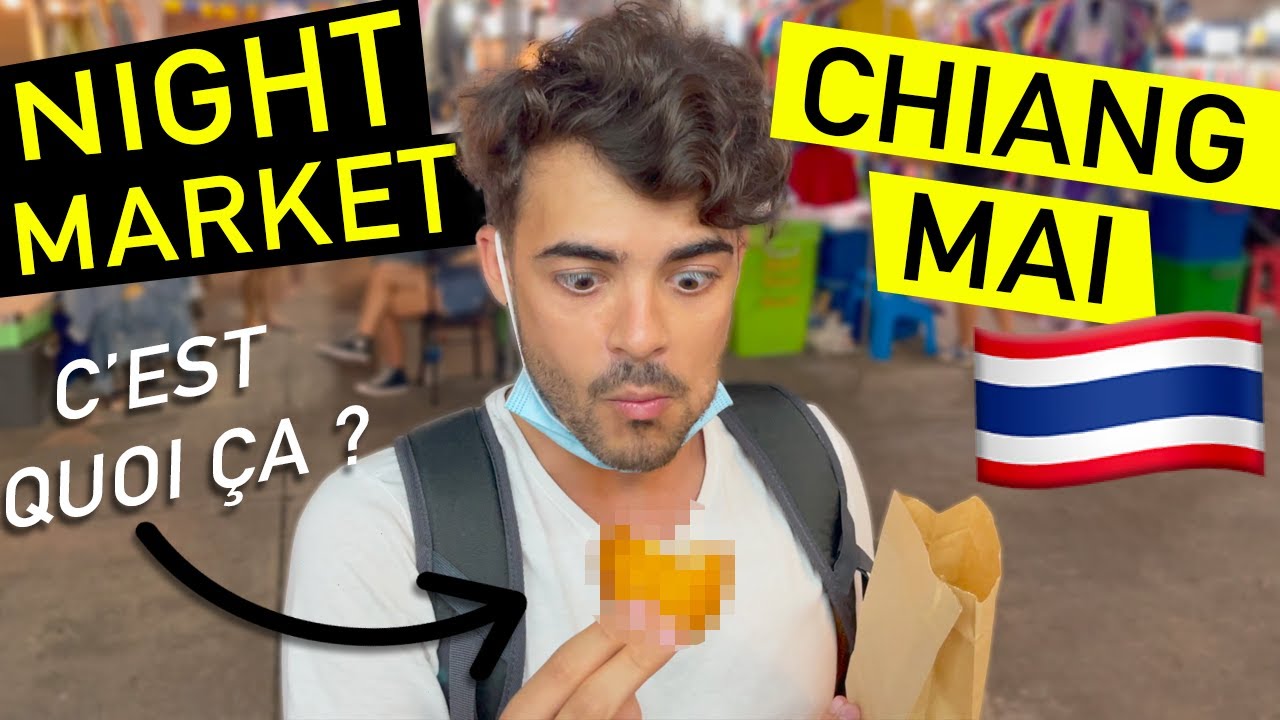University Night Market de Chiang Mai : un incontournable de la ville 🍣