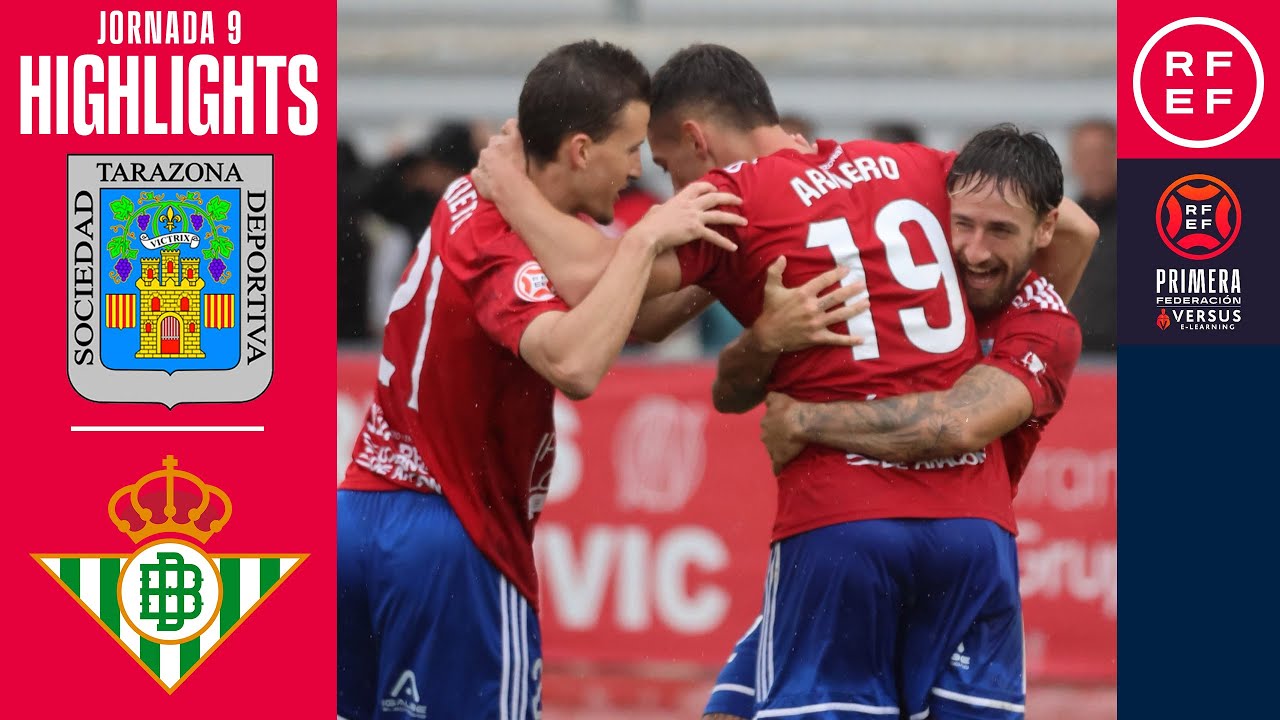 Resumen #PrimeraFederaci&oacute;n | SD Tarazona 1-0 Betis Deportivo Balompi&eacute; | Jornada 9 | Temporada 25/26
