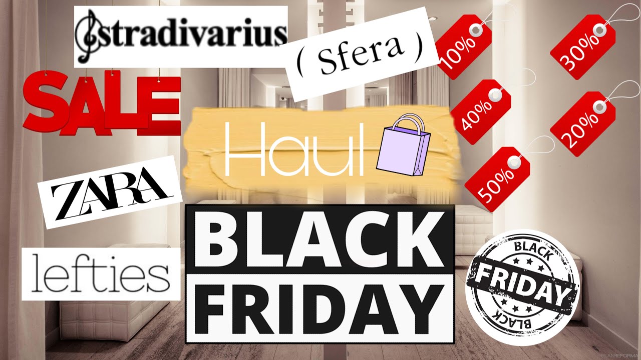 🚨SUPER HAUL BLACK FRIDAY Y MÁS @vesiicajewelry #haul#blackfriday#zara #stradivarius#lefties#sfera