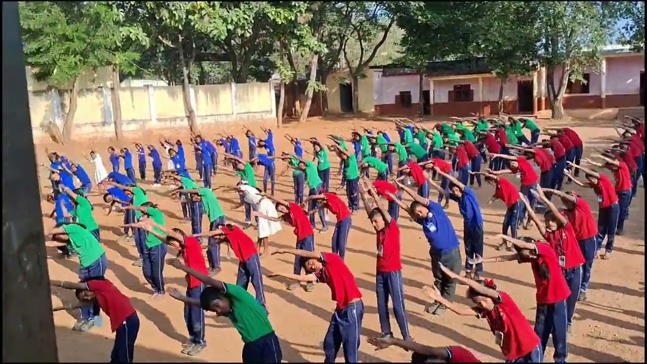 Saturday morning Mass PT exercise ಶನಿವಾರದ ಚಟುವಟಿಕೆಗಳು #morning #exercise #schoole #teacher #drill