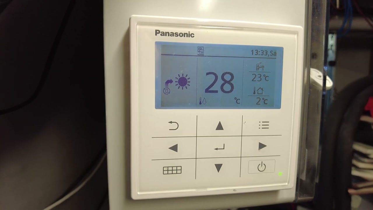 Panasonic J Wärmepumpe, eine Frage der Einstellung 🥳
