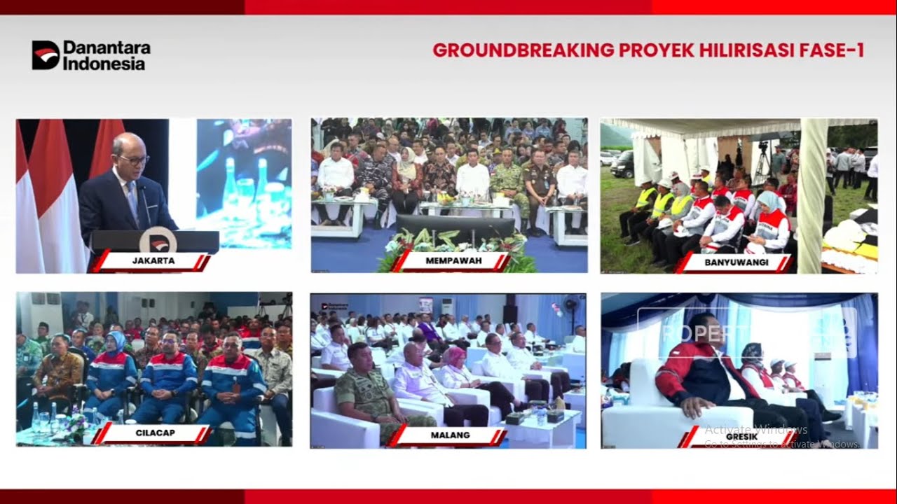 Danantara Resmikan Groundbreaking 6 Proyek Hilirisasi