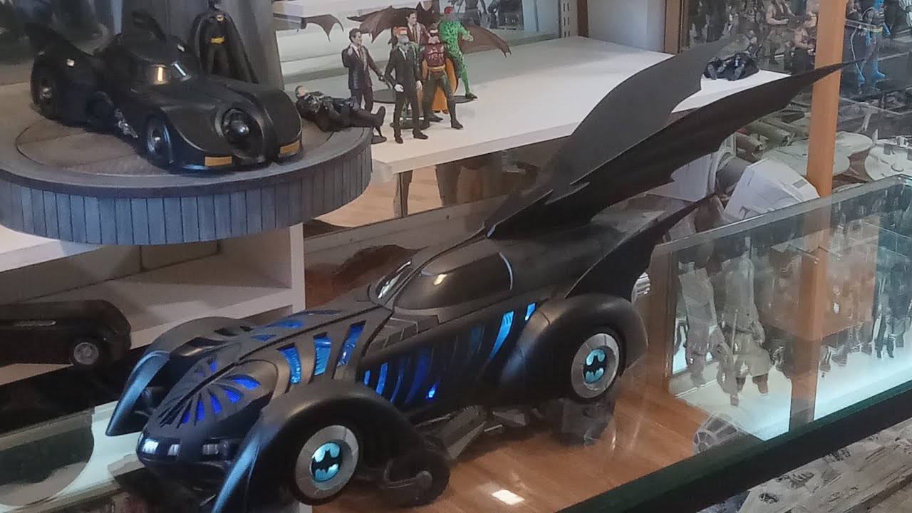 mcfarlane batman forever batmobile custom split rear wing