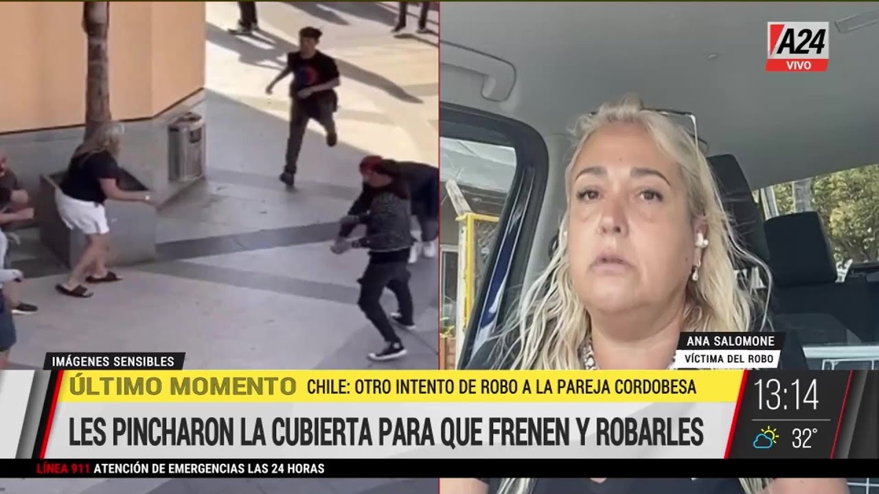 🔴 CHILE: el matrimonio argentino asaltado dentro de un shopping, sufrió otro intento de robo