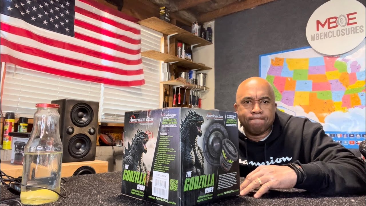 Unboxing the American Bass ‘GODZILLA’ 8” Subwoofer!!!
