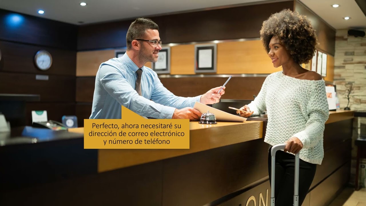 Diálogo na recepção do hotel em espanhol - Vocabulário em Espanhol para Hotel - Parte 1