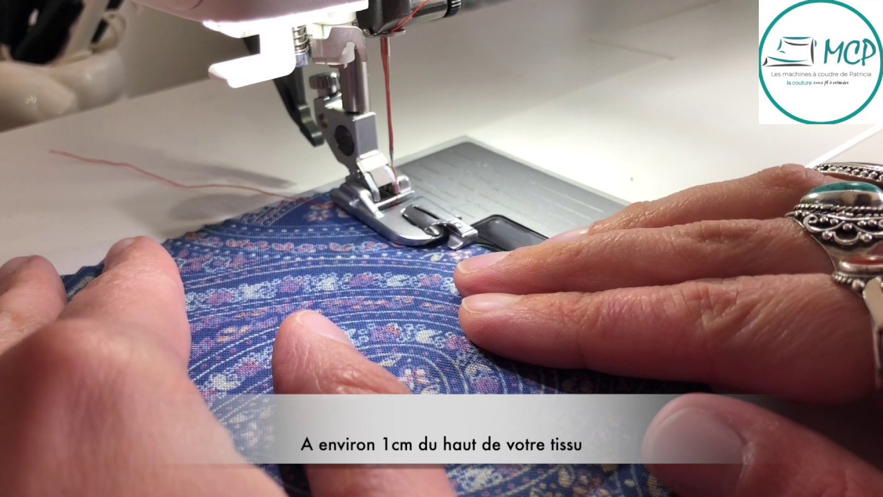 Pied ourlet roul&eacute;/ pied ourleur Pfaff - MCP Lyon