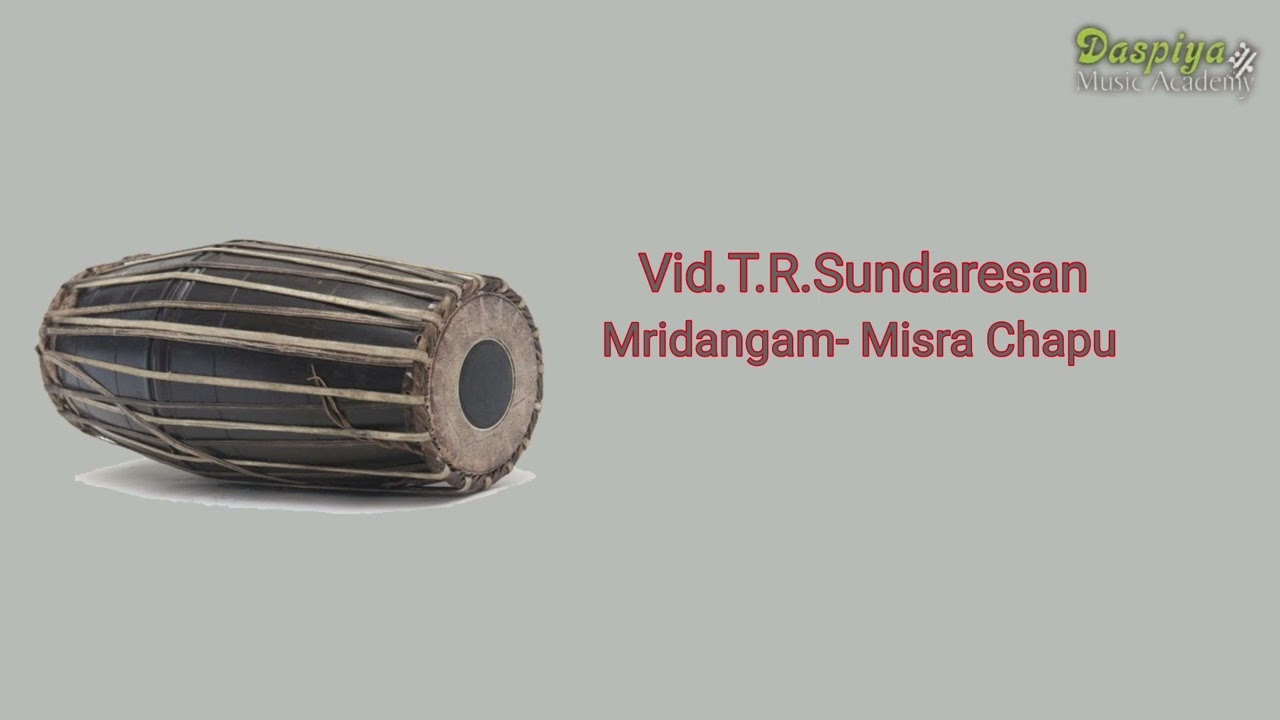 Vidwan T  R  Sundaresan | Mridangam Recital | Misra Chapu