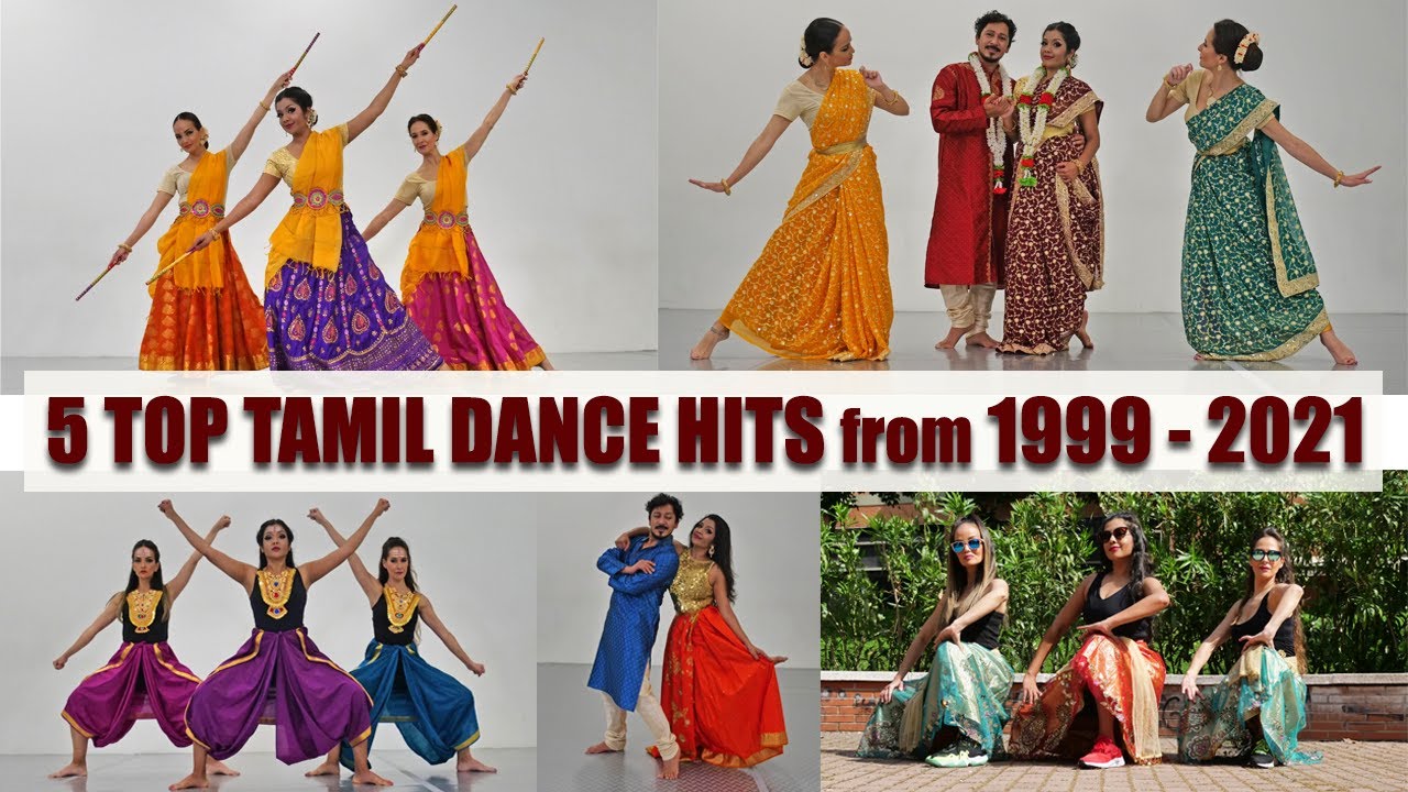 5 Top Tamil Dance Hits From 1999 To 2021 | 5 Styles, Choreography & Costumes | Vinatha & Company