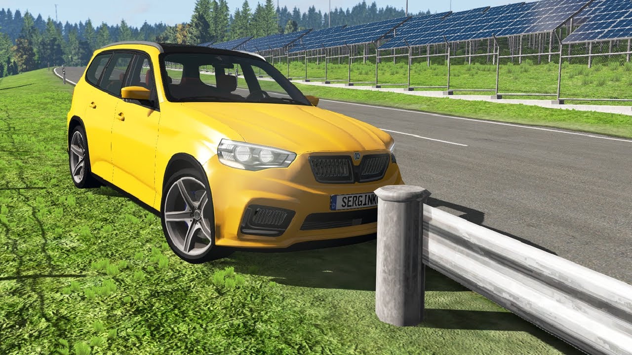 Loss of Control Car Crashes 18 - BeamNG Drive