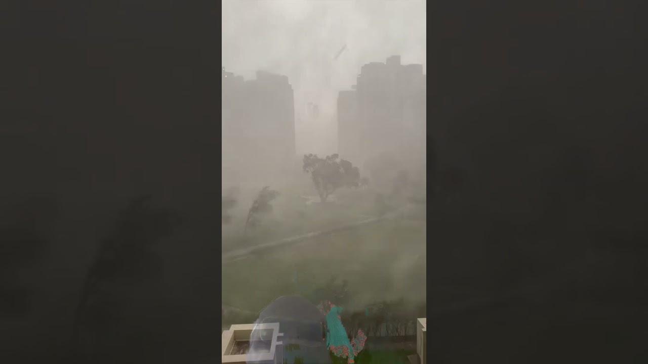 NOIDA Sea Shore #wind #storm #duststorm #india #delhi #noida #loss #like #shorts #views #windspeed