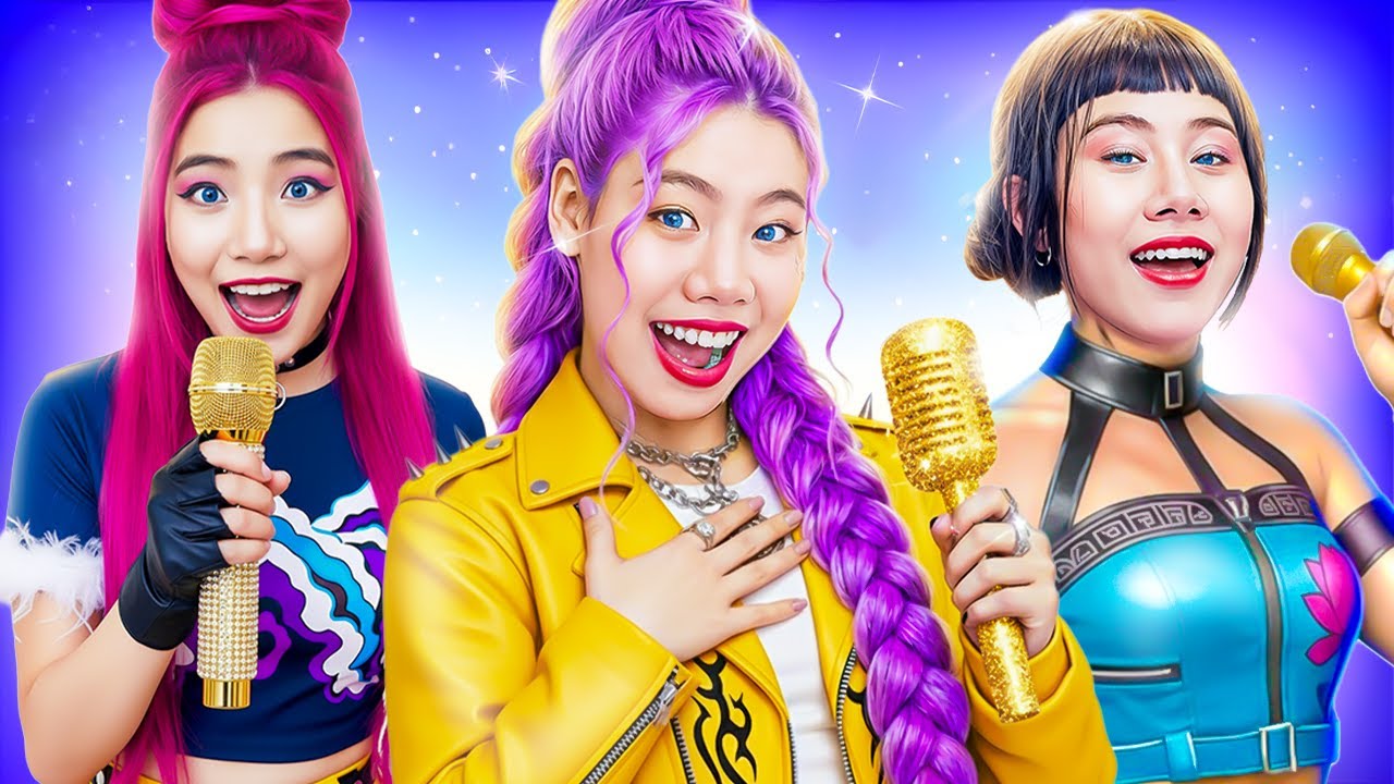 Мы Стали Охотниками На Демонов KPop! Baby Doll Стала Huntrix В Реальной Жизни