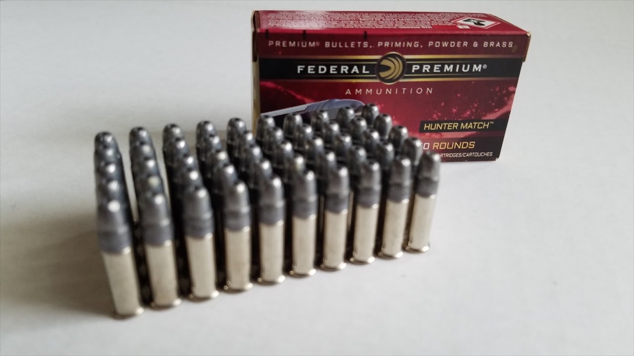 Federal Hunter Match : 22lr Ammunition Review