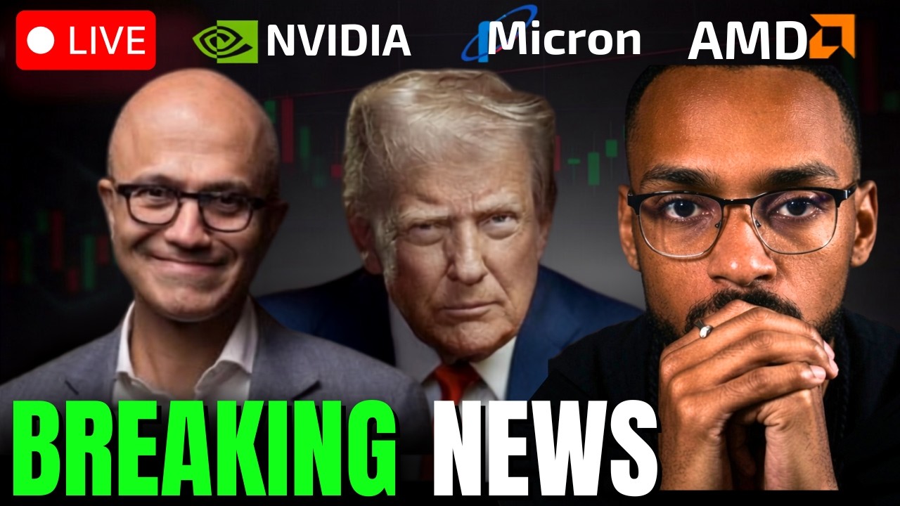 PCE DATA RELEASE, MICROSOFT EXPLODES,  AI STOCKS RECOVER | THURSDAY OPEN