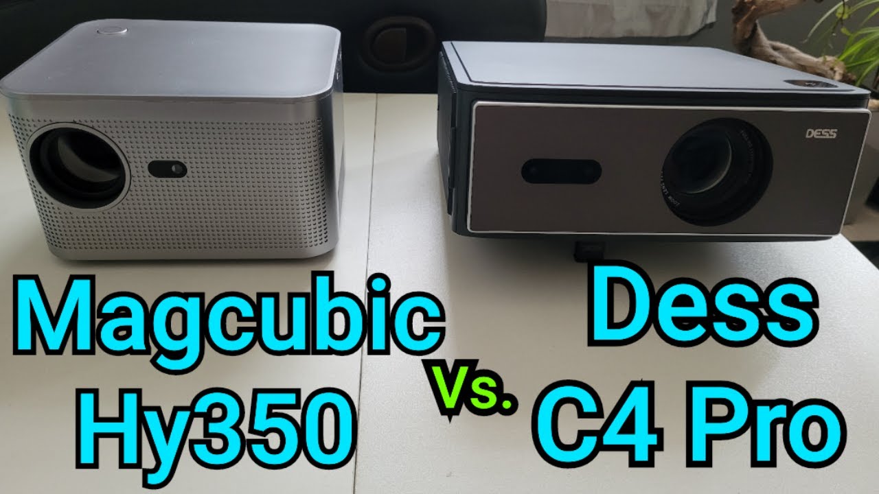Magcubic Hy350 kontra Dess C4 Pro por&oacute;wnanie wyświetlanego obrazu