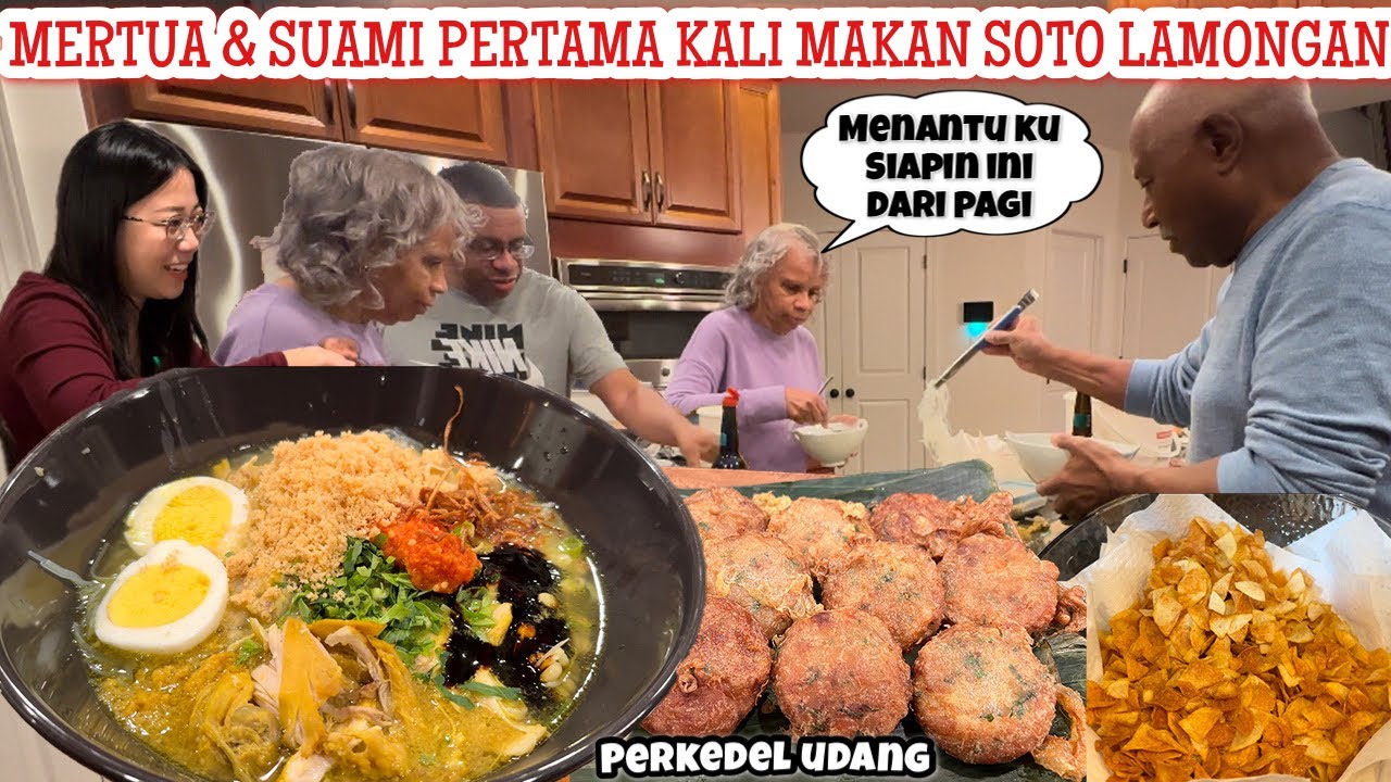 MASAK SOTO LAMONGAN KOMPLIT UNTUK MERTUA DAN SUAMI | DALAM RANGKA ULANG TAHUN PERNIKAHAN ♥️