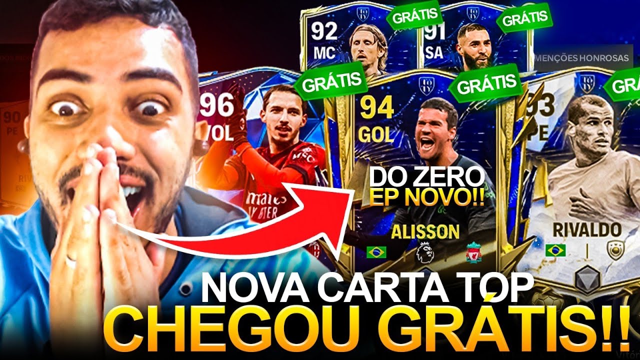 FIZ A LIMPA NO TOTY! 😱 NOVA CARTA ABSURDA CHEGOU 🔥 | SOFRIMENTO NA DO ZERO EP NOVO - FC MOBILE 2024