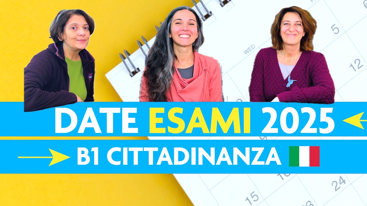 TUTTE LE DATE ESAMI #2025  - CILS, CELI e PLIDA B1 #cittadinanza Italiana  🇮🇹  #cils #celi #plida