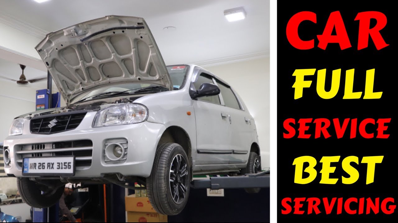 MY CAR SERVICE | MARUTI SUZUKI ALTO FULL SERVICING | BEST SERVICING | Rahul Singh
