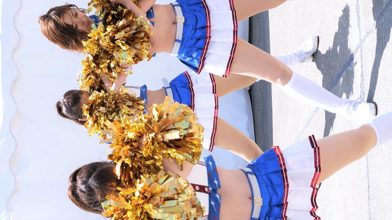 ［4K60p／縦］ファイターズガール＊テラスステージ ☆森 彩香「♪ 熱くなれ」～オープニングダンス【北海道日本ハムファイターズ】2019 チアリーダー ／ 札幌ドーム テラス（2019.07.21）