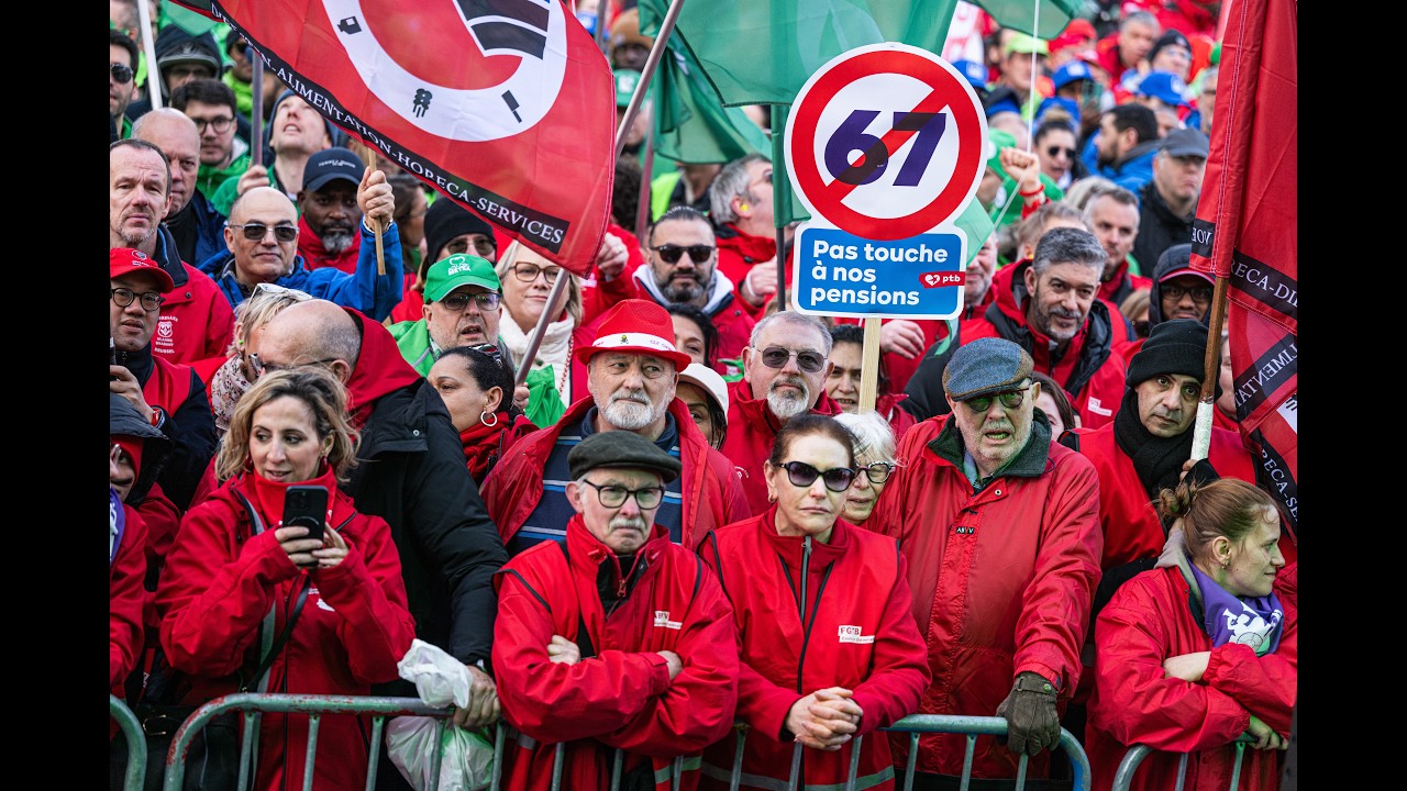 Entre 80.000 et 100.000 manifestants dans les rues de Bruxelles contre les mesures du gouvernement