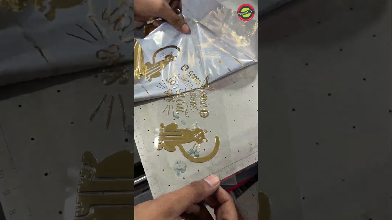 Golden/Silver UV DTF Sticker | UV Printer | Call 8377907080, 9311447080